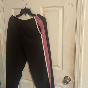 Vintage pink Nike track pants